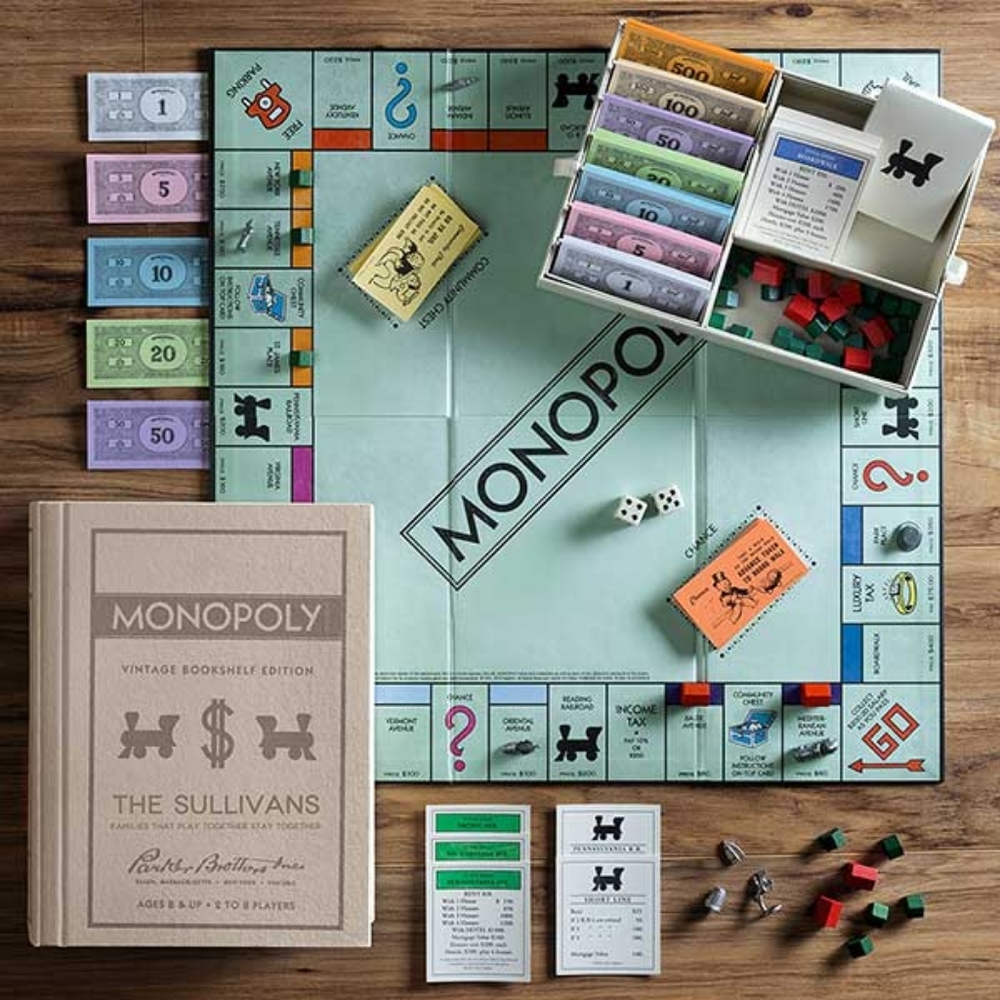 Monopoly Bookshelf Edition Board Game